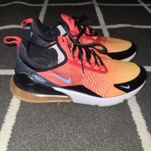 Nike Men's Orange and Black Athletic Shoes